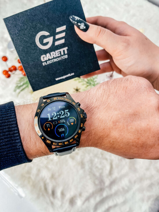 Pomysł na prezent dla niego - smartwatch Garett V8 RT 
